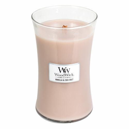 WOODWICK Vanilla & Sea Salt Vase (vanilla and sea salt) - Scented candle 609.5 G - Parfumby.com