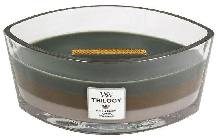 WOODWICK Cozy Cabin Trilogy Boat (cozy cottage) - Scented candle 453.6 G - Parfumby.com