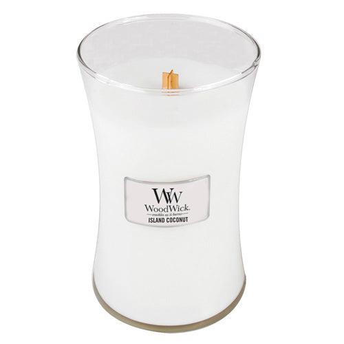 WOODWICK Island Coconut Vase (Juicy Coconut) - Scented Candle 609.5 G - Parfumby.com