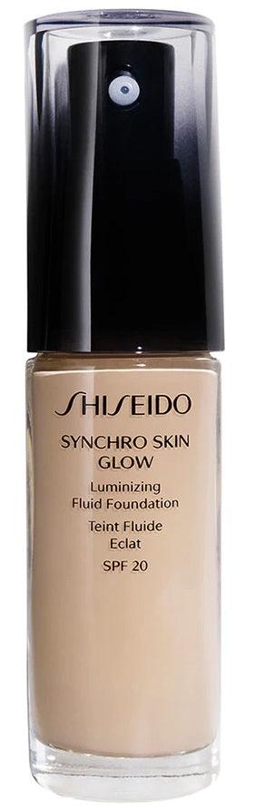 SHISEIDO Synchro Skin Glow Luminizing Fluid Foundation #R3 - Parfumby.com