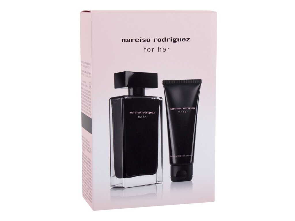 NARCISO RODRIGUEZ Narciso Rodrigue for Her SET Eau de Toilette (EDT) 100 ml + 75 ml body lotion