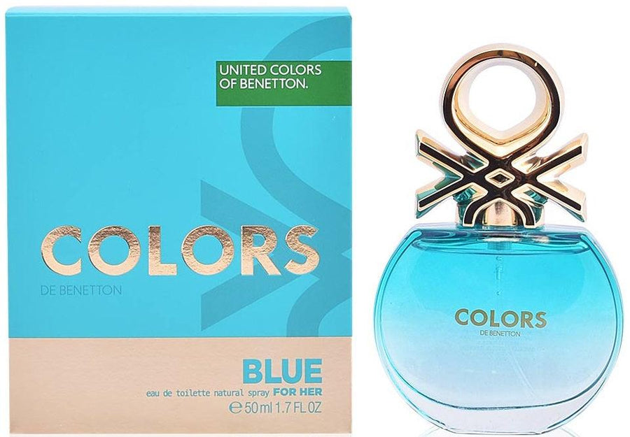 BENETTON Colors Blue Woman Eau De Toilette 50 ML - Parfumby.com