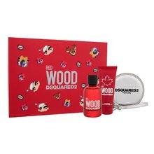 DSQUARED2 Red Wood Woman Gift Set EAU DE TOILETTE 100 ML + SHOWER GEL 100 ML + WALLET - Parfumby.com