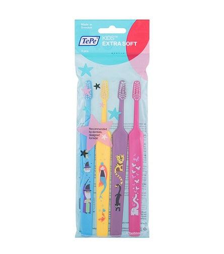 TEPE Kids Select Compact Toothbrush Extra Soft 4 Ks 4 PCS - Parfumby.com
