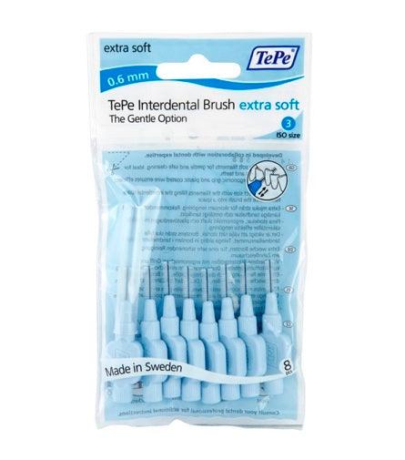 TEPE Extra Soft Interdental Brushes 0.6mm 8Ks 8 PCS - Parfumby.com