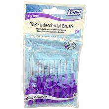 TEPE Interdental Toothbrushes 1.1 Mm Purple 8 Pcs #Normal (1.1 Mm Purple 8 Pcs) - Parfumby.com