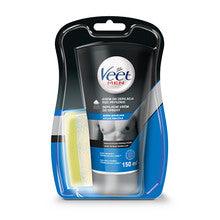 VEET Depilatory Shower Cream For Sensitive Skin Men Silk & Fresh 150 ML - Parfumby.com