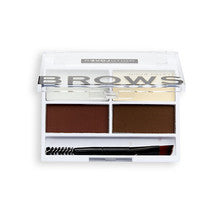 MAKEUP REVOLUTION Colour Cult Dark Brow Palette - Eyebrow treatment set 3.2 g