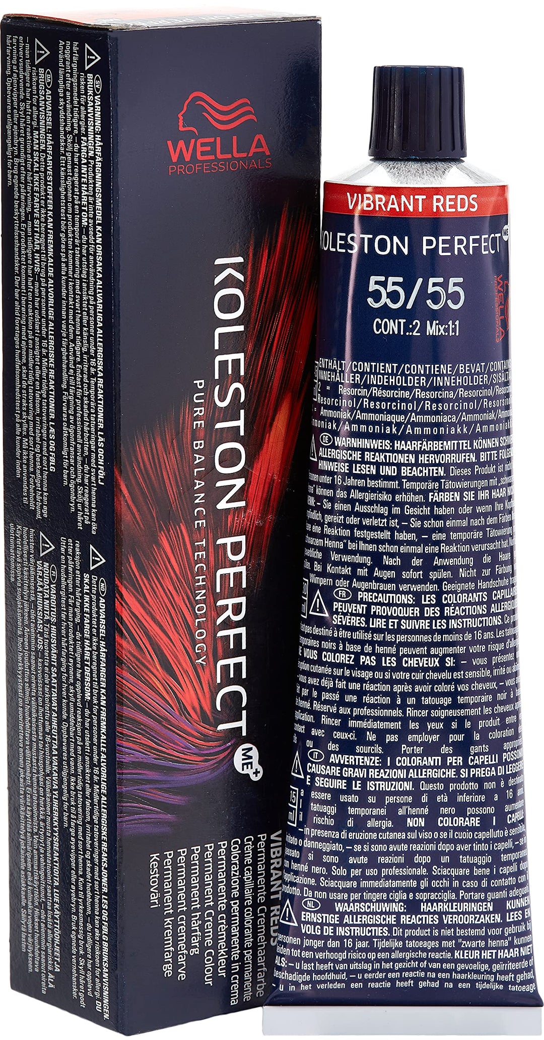 WELLA PROFESSIONALS  Koleston Perfect Me+ Vibrant Reds 55/55 60 ml