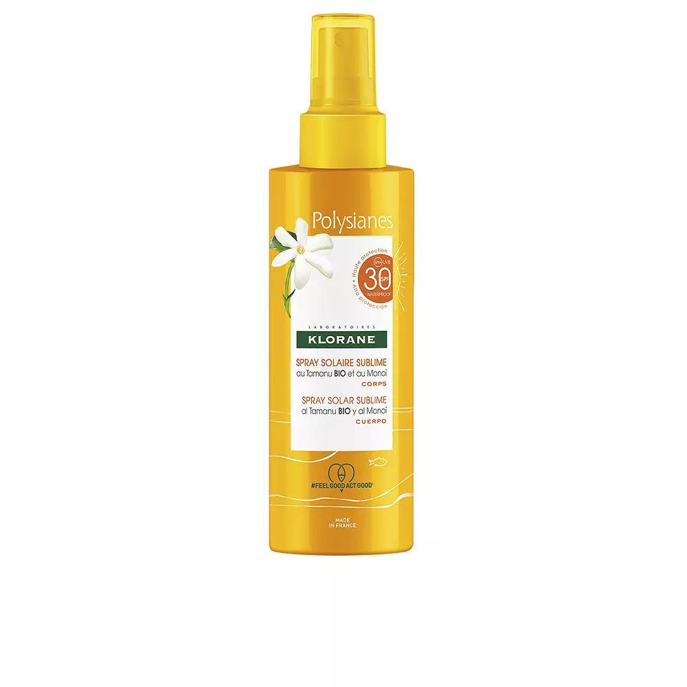 KLORANE Polysianes Monoi And Tamanu Bio Sublime Solar Face Spray Spf30 200 ml - Parfumby.com