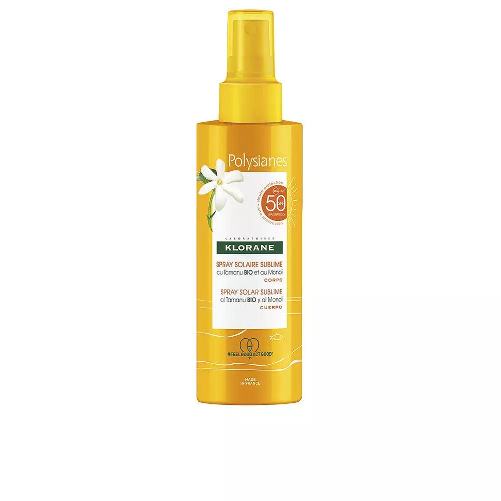 KLORANE Polysianes Monoi And Tamanu Bio Sun Spray Sublime Body Spf50 200 ml - Parfumby.com