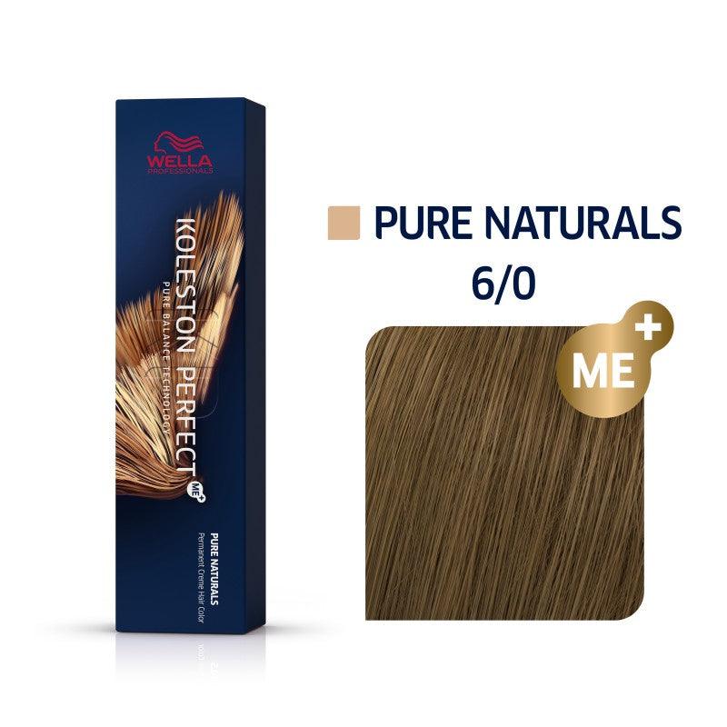 WELLA PROFESSIONALS Koleston Perfect Me+ Pure Naturals 6/0 60 Ml - Parfumby.com