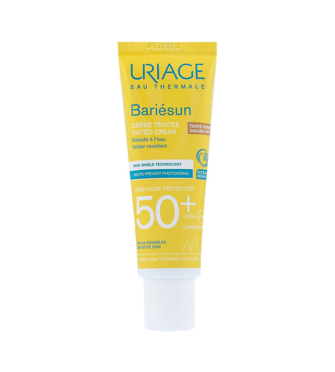 URIAGE Bariesun Tinted Cream Protective Tinted Face Cream Spf 50+ Golden Tint 50 Ml - Parfumby.com