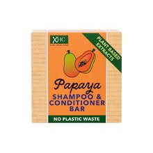 XPEL Papaya Shampoo & Conditioner Bar - Tuhý Shampoo + kondicionér na vlasy 2v1 60 g
