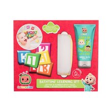 FRAGRANCES FOR CHILDREN Cocomelon Bathtime Learning Set Gift Set pěna do koupele 100 ml + kostičky + síťka na kostičky