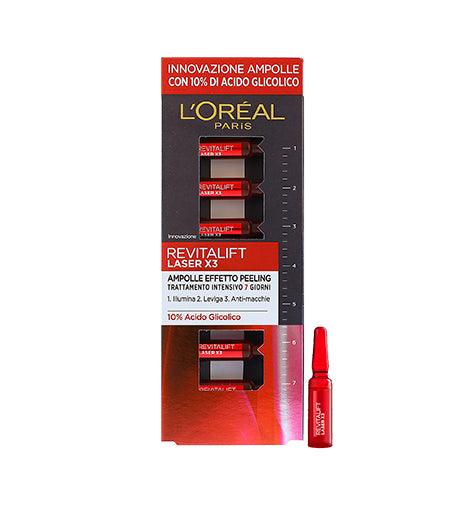 L'OREAL Paris Revitalift Laser X3 Skin Smoothing Serum In Ampoules 7 X 1.3 Ml 1.3 ML - Parfumby.com