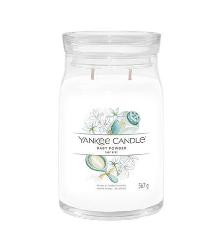 YANKEE CANDLE Baby Powder Signature Candle Large 567 G - Parfumby.com