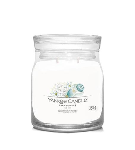 YANKEE CANDLE Baby Powder Signature Candle Medium 368 G - Parfumby.com