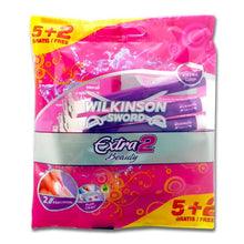WILKINSON Extra2 Beauty Disposable Razor 5+2 U 1 pcs - Parfumby.com
