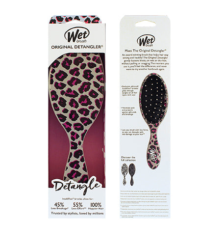 WET BRUSH  Original Detangler Safari kartáč na vlasy Pink Leopard