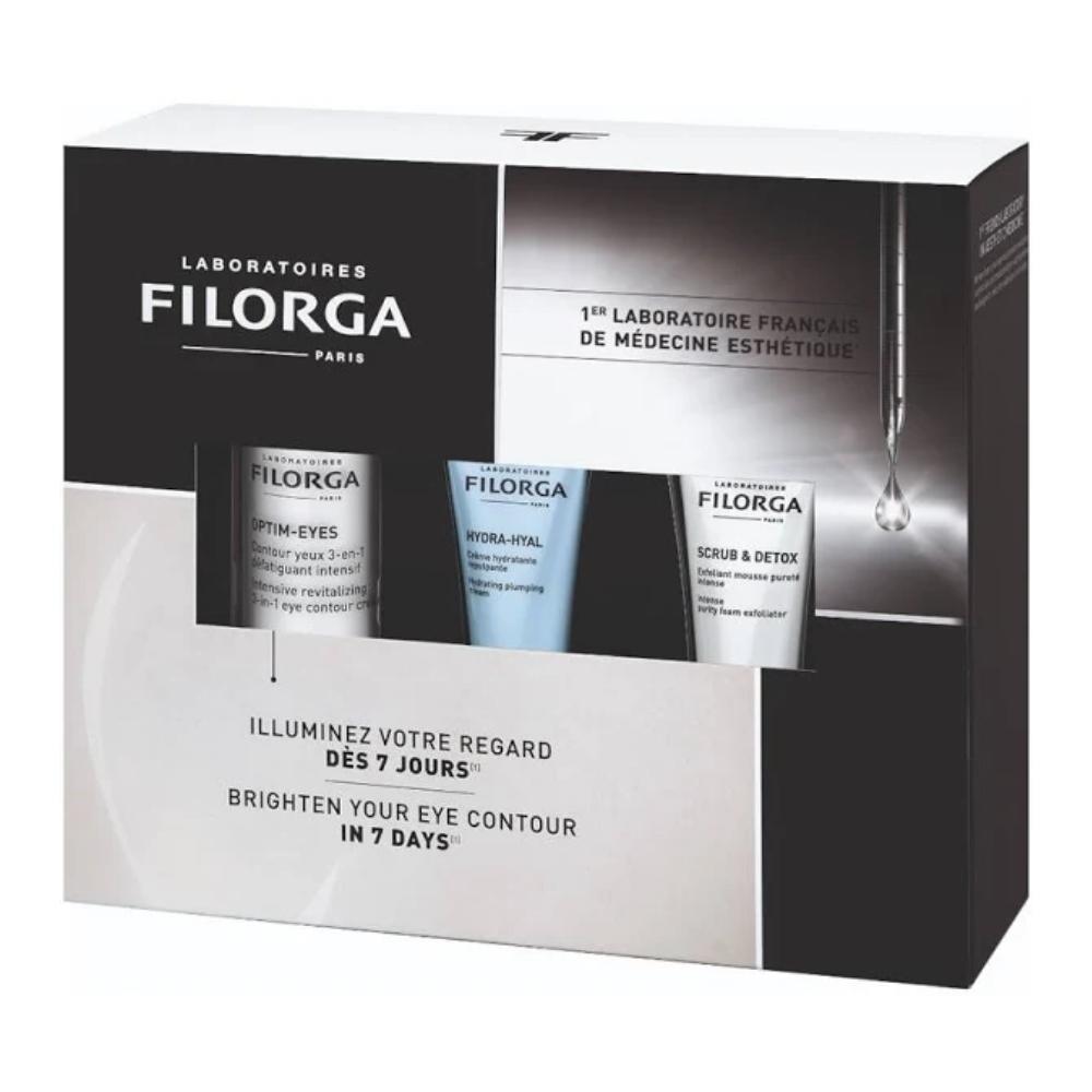 LABORATOIRES FILORGA Brighten Your Eye Contour In 7 Days Lot 3 Pcs - Parfumby.com