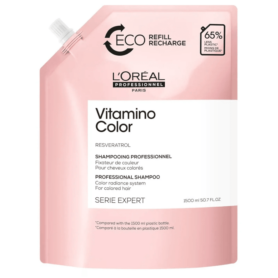 L'OREAL PROFESSIONNEL PARIS Vitamino Color Shampoo Refill 1500 ml - Parfumby.com