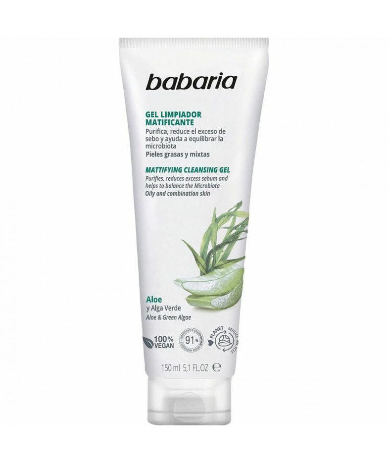 BABARIA Aloe Vera Mattifying Facial Cleansing Gel 150 Ml - Parfumby.com
