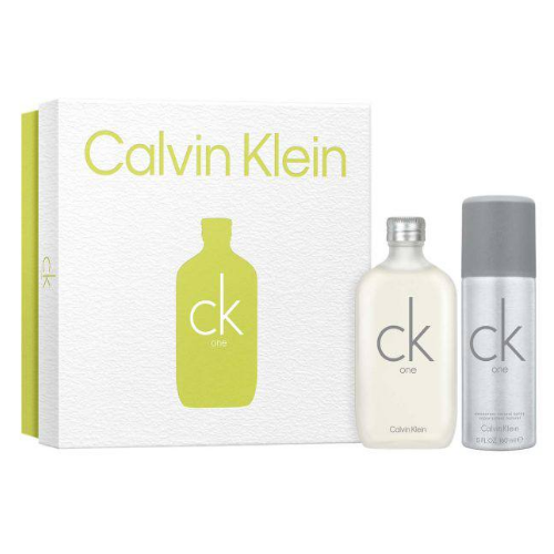CALVIN KLEIN Ck One Lot 2 Pcs #Eau de Toilette spray 100 ml + Deodorant spray 150 ml