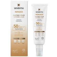 SESDERMA Repaskin Facial Spf50 Silk Touch With Color 50 Ml - Parfumby.com