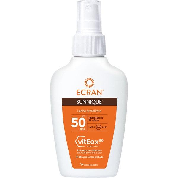 ECRAN Sunnique Protective Milk Spf50 100 Ml - Parfumby.com