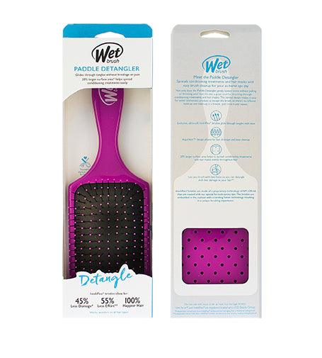 WET BRUSH Paddle Detangler Card for Hair Purple 1 PCS - Parfumby.com