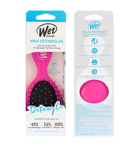 WET BRUSH Mini Detangler Hair Brush Pink 1 PCS - Parfumby.com