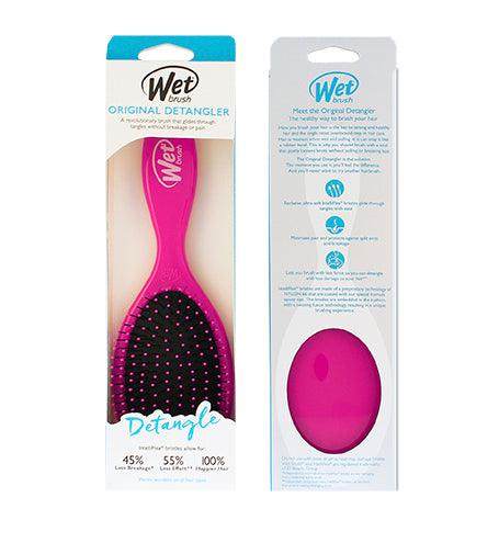 WET BRUSH Original Detangler Card for Hair Pink 1 PCS - Parfumby.com