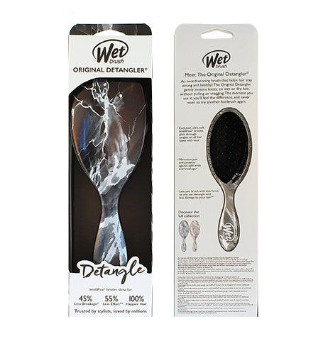 WET BRUSH Original Detangler Metallic Marble Card Onyx Hair 1 PCS - Parfumby.com