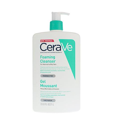 CERAVE Foaming Cleanser For Normal To Oily Skin 1000 ML - Parfumby.com