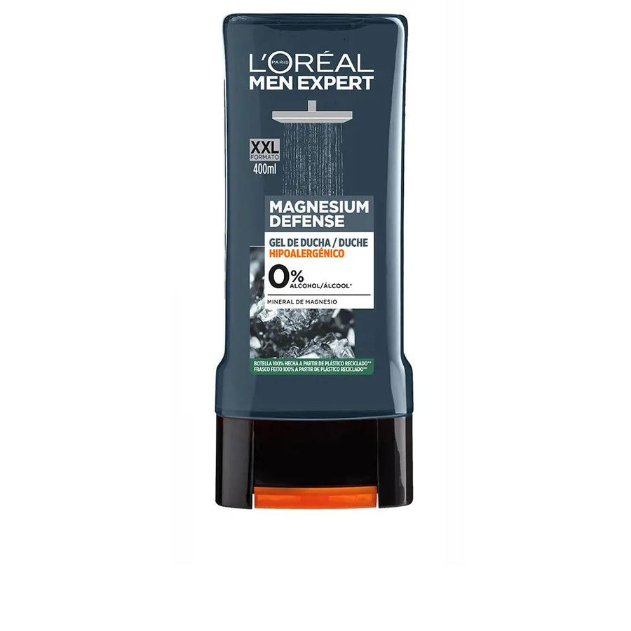 L'OREAL Paris Men Expert Magnesium Defense Shower Gel 0% 400 Ml - Parfumby.com