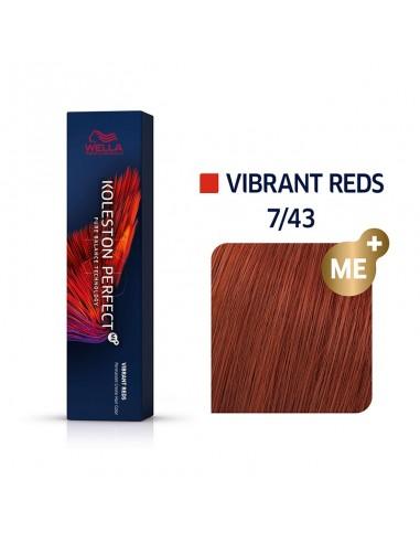 WELLA PROFESSIONALS Koleston Perfect Me+ Vibrant Reds 7/43 60 Ml - Parfumby.com