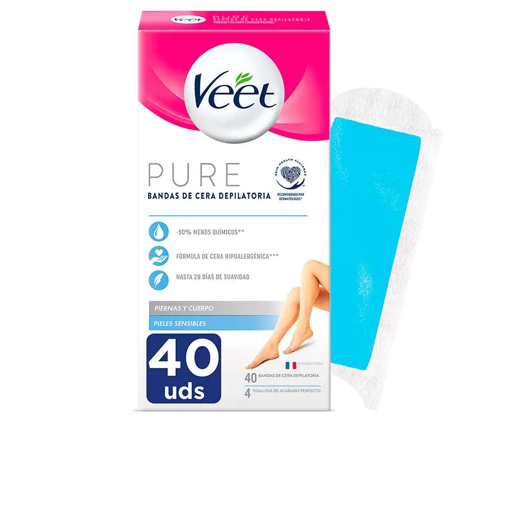 VEET Pure Wax Bands Sensitive Skin Body 40 U 40 pcs - Parfumby.com