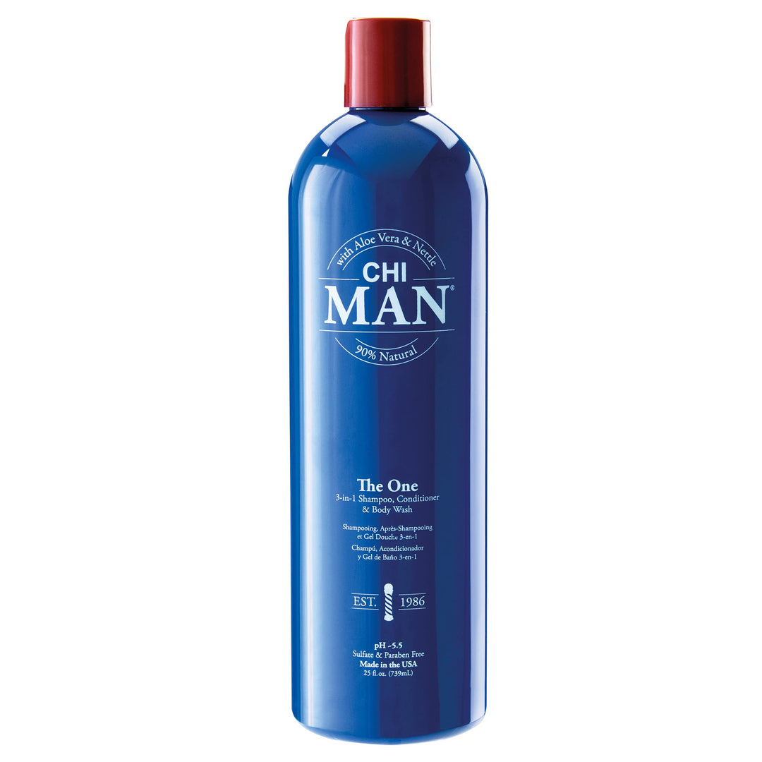 CHI  Man The One 3-in-1 Shampoo, Conditioner & Body Wash 739 ml