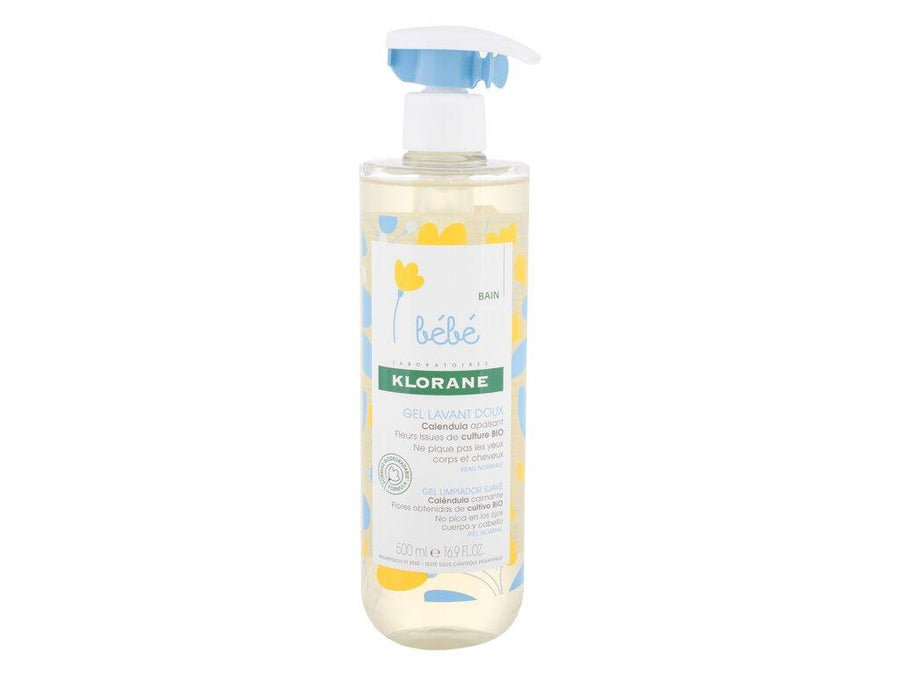 KLORANE Bebe Gentle Cleansing Gel Soothing Calendula 500 ML - Parfumby.com