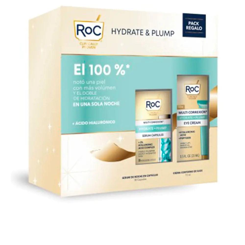 ROC Hydrate + Plump Hyaluronic Acid Serum Lot 2 Pcs - Parfumby.com