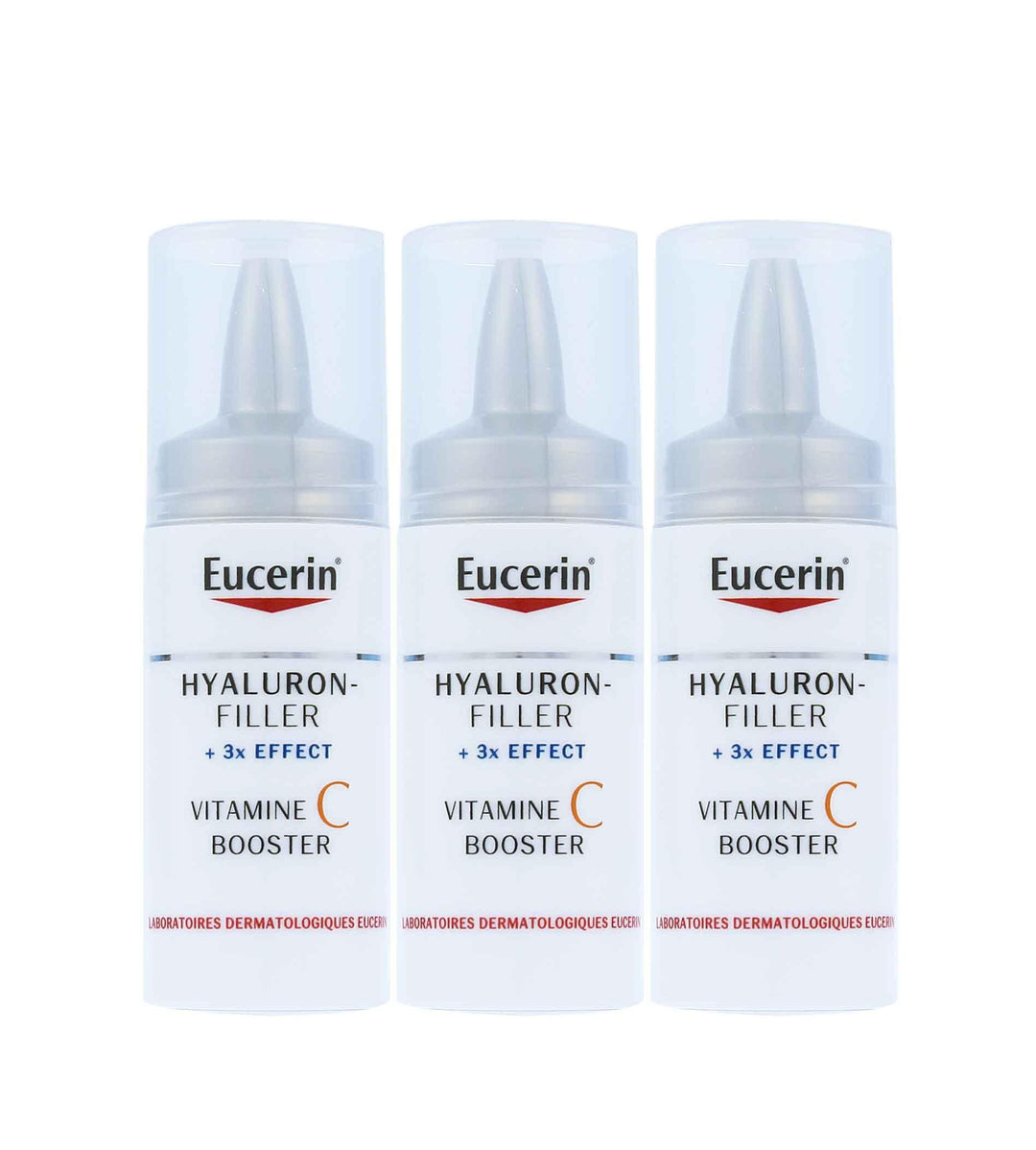 EUCERIN Hyaluron-filler Vitamin C Booster Brightening Anti-Wrinkle Serum 3 X 8 Ml - Parfumby.com
