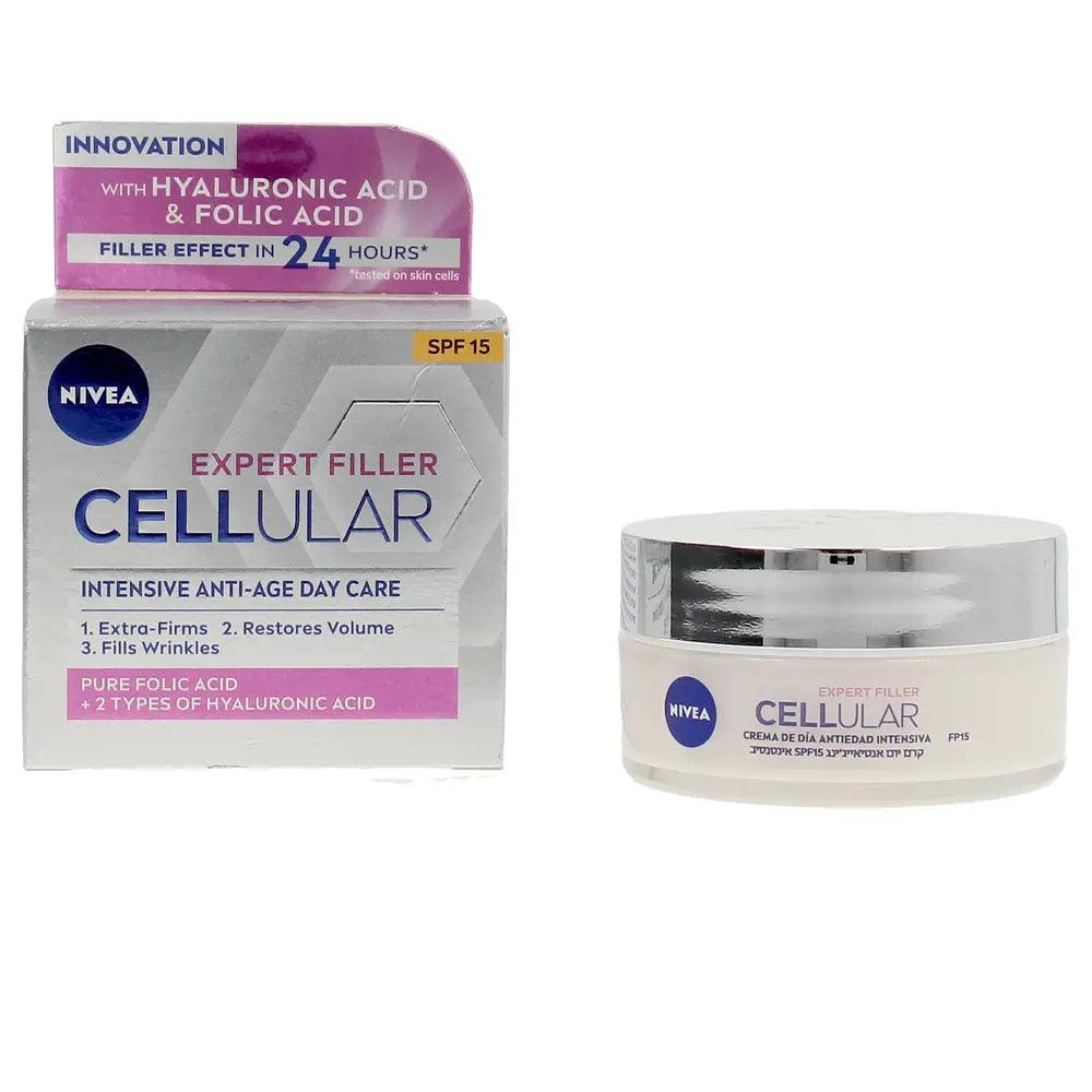 NIVEA Cellular Filler Hyaluronic & Folic Day Cream Spf15 50 ml - Parfumby.com