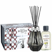 MAISON BERGER PARIS Prisme Diffuser Set ( černý ) - Gift Set tyčinkový difuzér + náplň