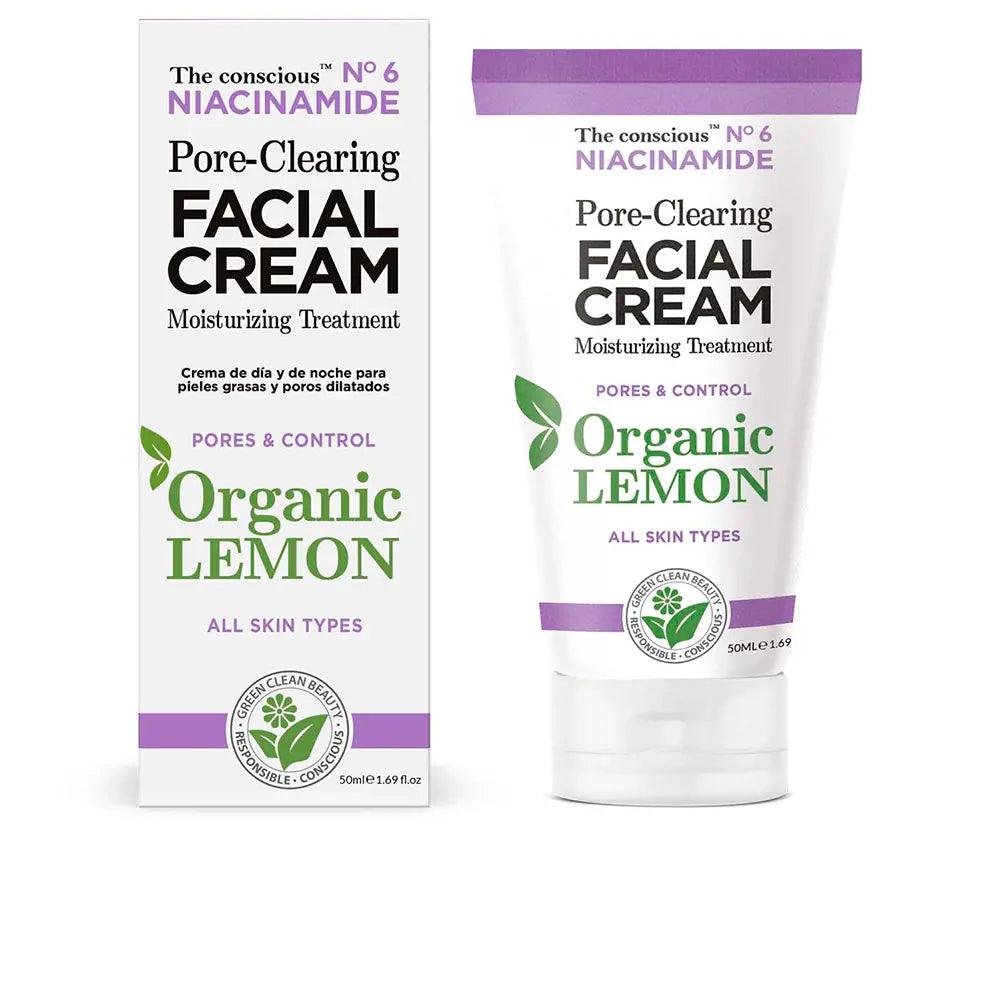 THE CONSCIOUSâ„¢ THE CONSCIOUSâ„¢ Niacinamide Pore-clearing Facial Cream Organic Lemon 50 ml - Parfumby.com