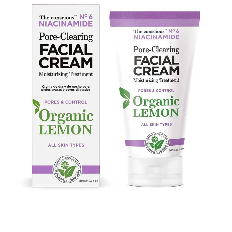 THE CONSCIOUSâ„¢ THE CONSCIOUSâ„¢ Niacinamide Pore-clearing Facial Cream Organic Lemon 50 ml - Parfumby.com