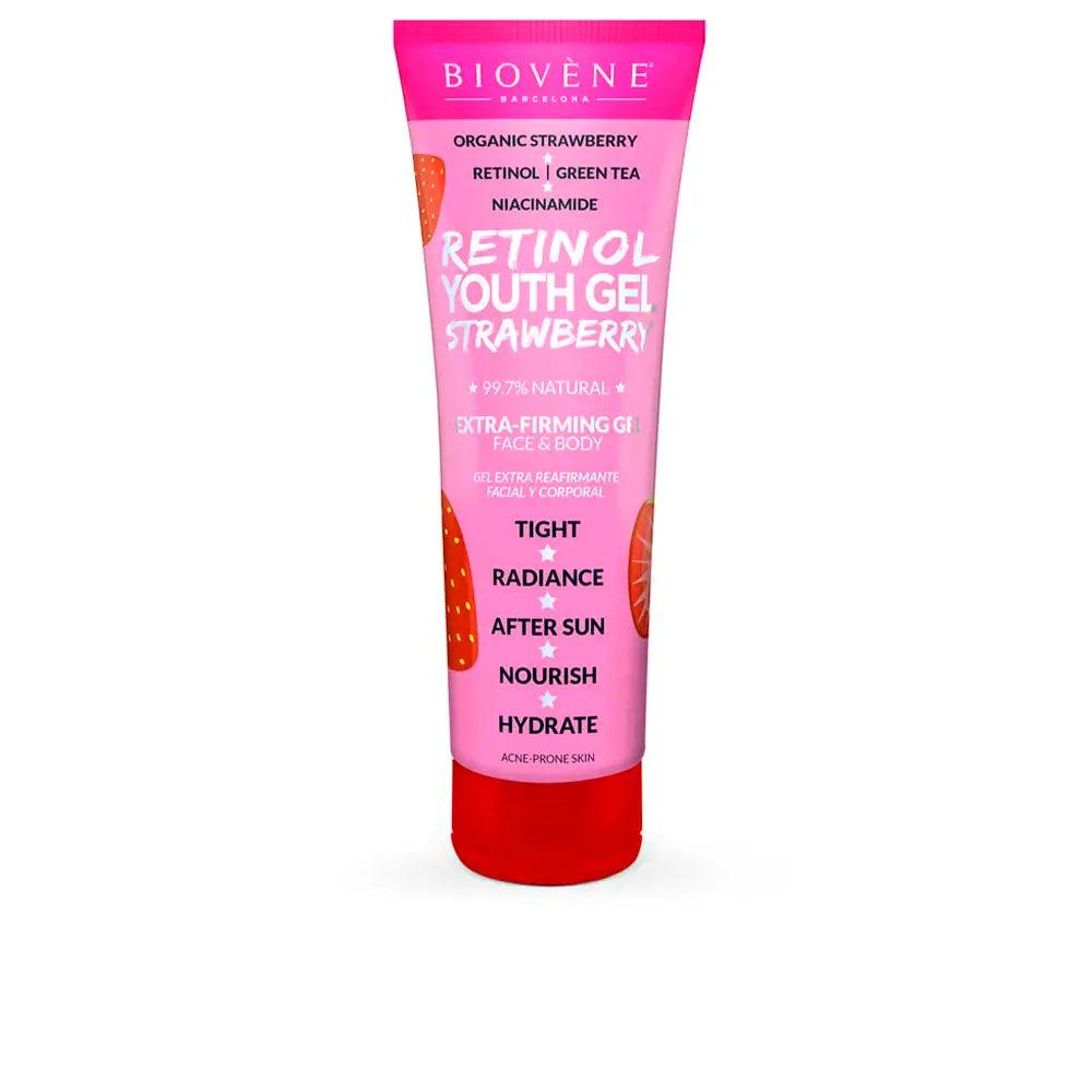 BIOVENE Retinol Youth Gel Strawberry Extra-firming Face & Body 200 ml - Parfumby.com