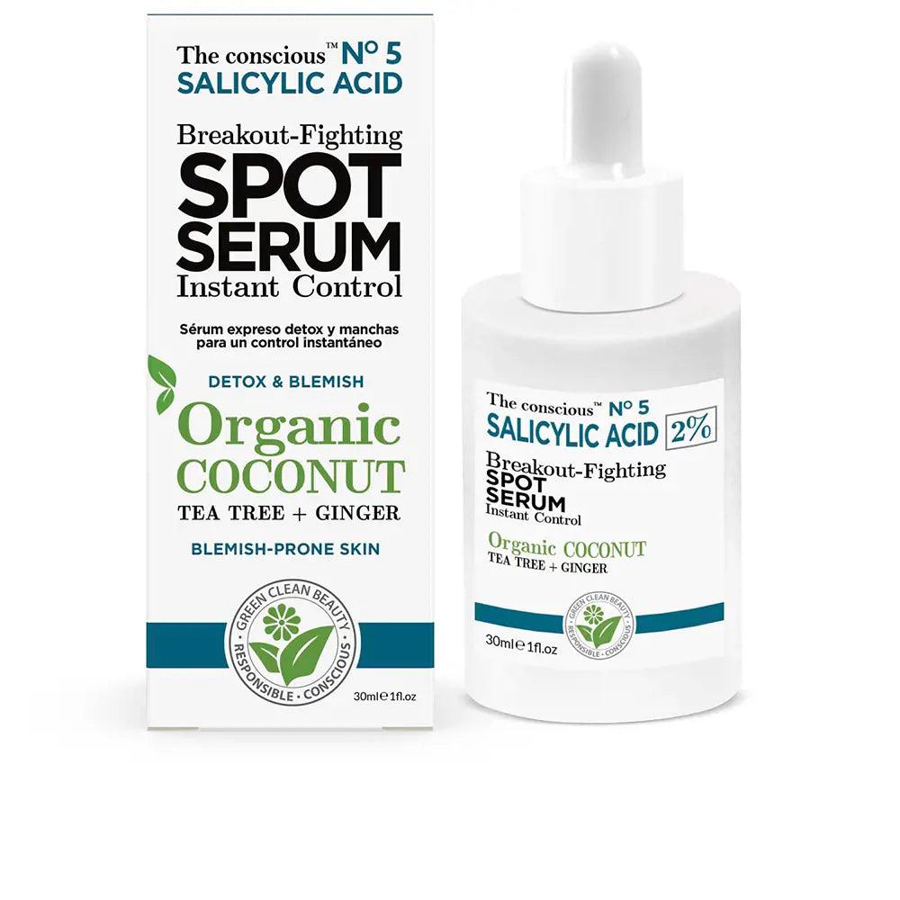 THE CONSCIOUSâ„¢ THE CONSCIOUSâ„¢ Salicylic Acid Breakout-fighting Spot Serum Organic Coconut 30 ml - Parfumby.com