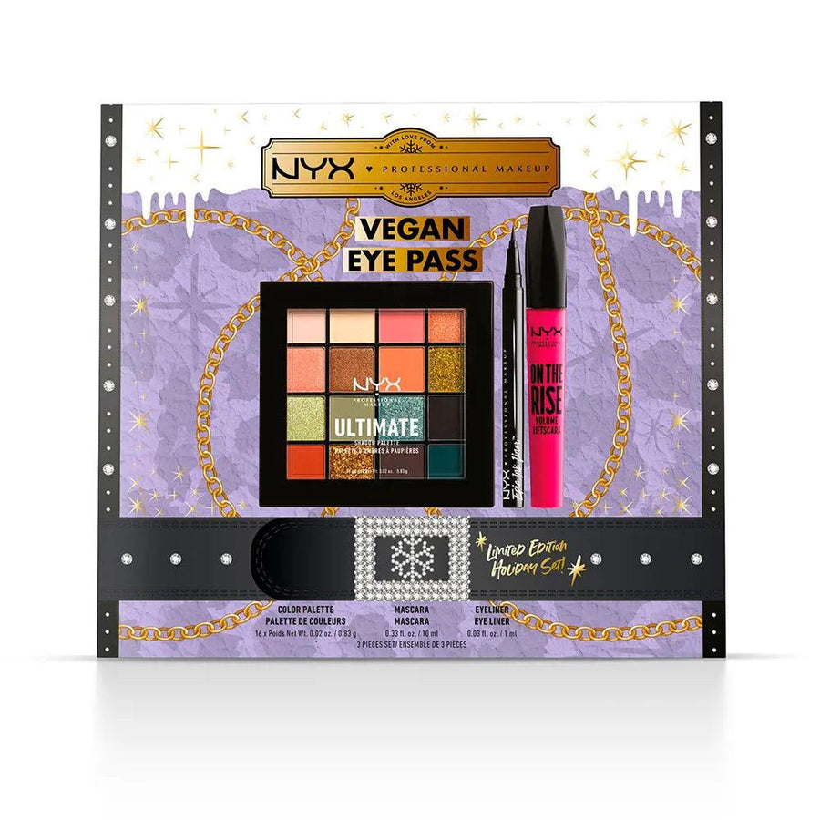 NYX PROFESSIONAL MAKE UP Vegan Eye Pass Limited Edition Set 3 Pcs - Parfumby.com