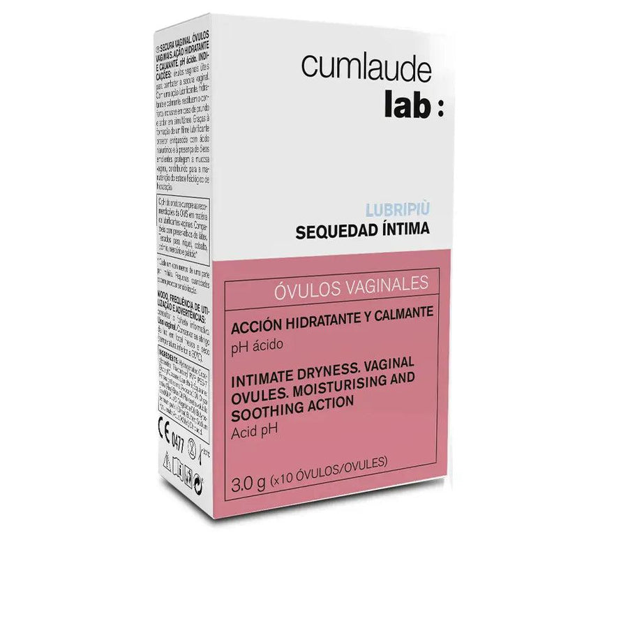 CUMLAUDE Lab Lubripiu Intimate Dryness Vaginal Ovules 10 X 3 G - Parfumby.com